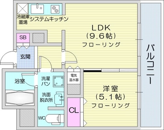 バスセンター前駅 徒歩4分 18階の物件間取画像